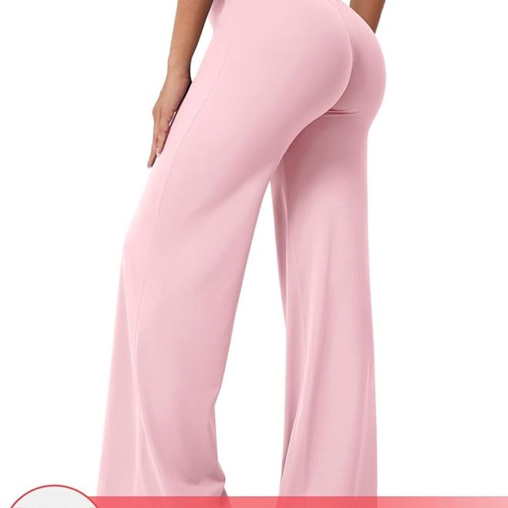 YEOREO Workout Leggings Womens No Front Seam Straight Leggings